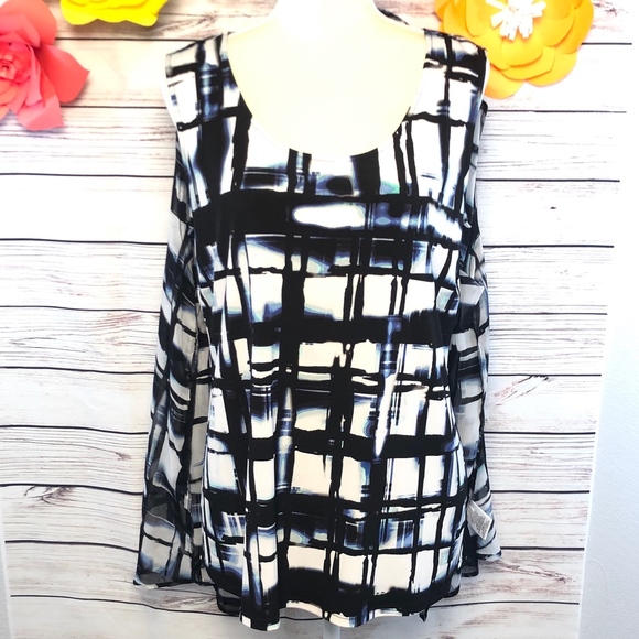 5x25🎁🎁🎁JM COLLECTION WOMEN LONG SLEEVE BLOUSE SIZE L - Picture 2 of 8